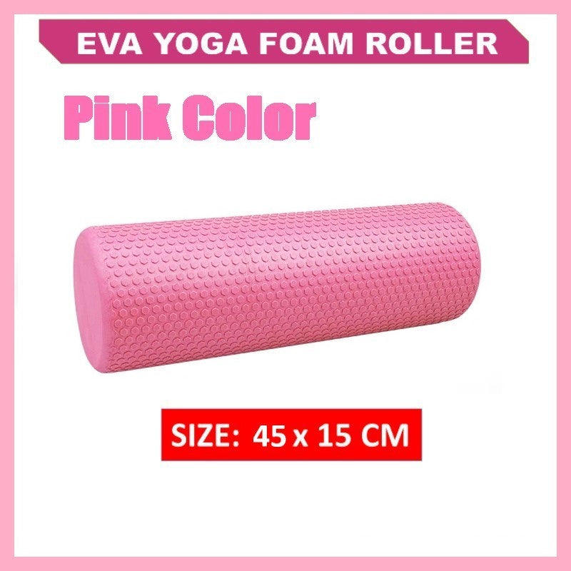 30/45/60/90CM Yoga Foam Roller/ High-density EVA Muscle Roller Self Massage Tool /Solid EVA Yoga column(First Place)