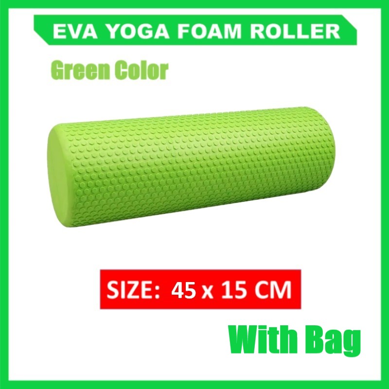45/60/90CM Yoga Foam Roller/ High-density EVA Muscle Roller Self Massage Tool /Solid EVA Yoga column(First Place)