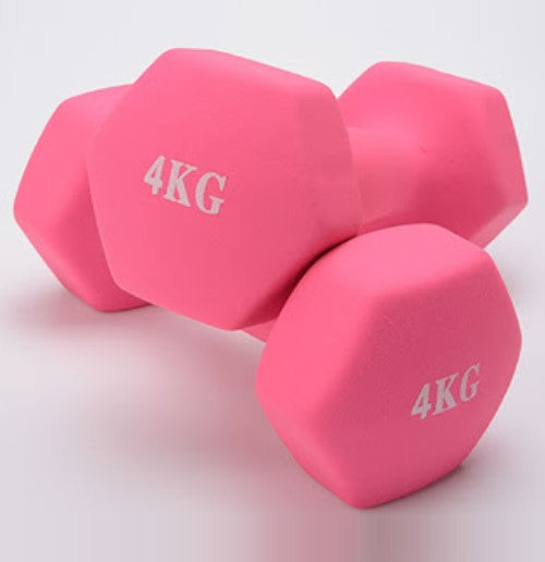 1Kg,1.5Kg,2Kg,2.5Kg,3Kg Neoprene coated Dumbbells Set