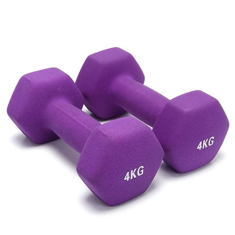 1Kg,1.5Kg,2Kg,2.5Kg,3Kg Neoprene coated Dumbbells Set