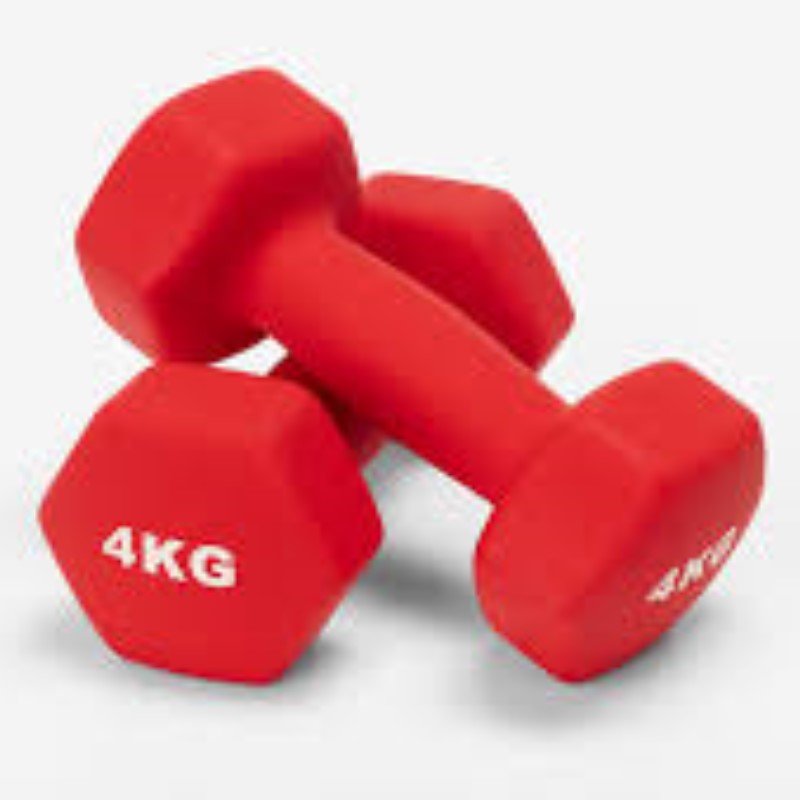 1Kg,1.5Kg,2Kg,2.5Kg,3Kg Neoprene coated Dumbbells Set