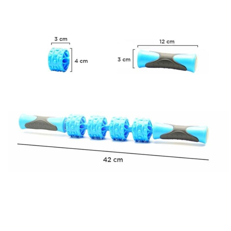 Yoga Massage Roller Stick Muscle Relaxer for Yoga Sports Fitness Equipment