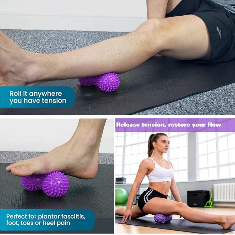PVC Peanut Muscle Massage Roller
