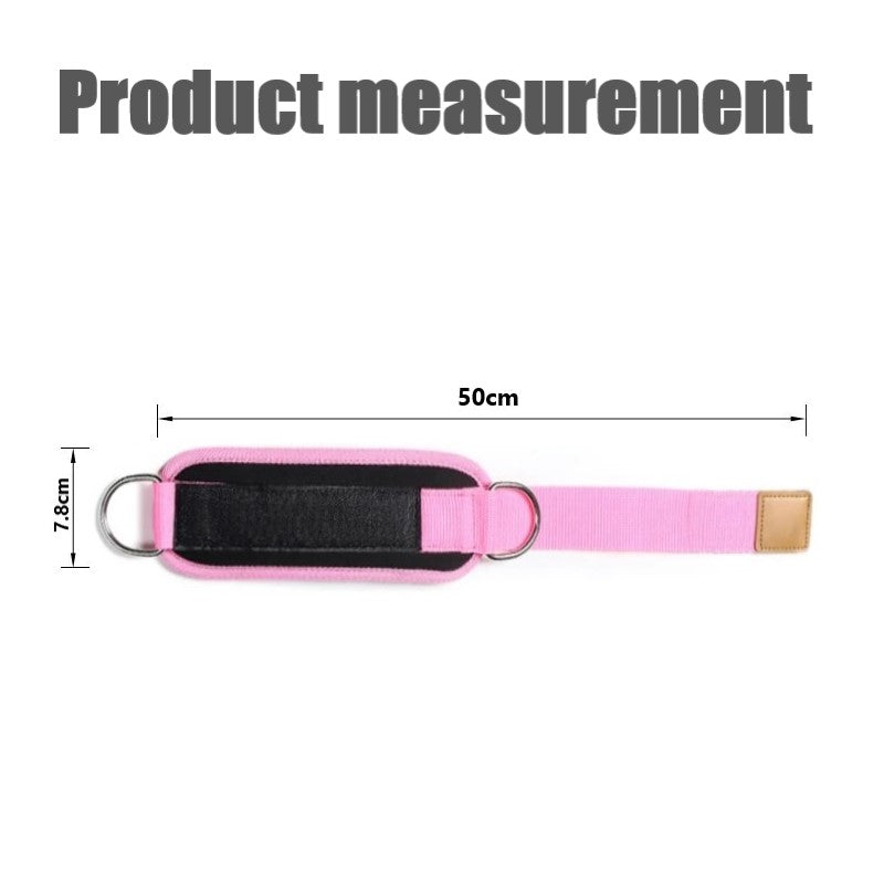 1pc  Adjustable Ankle Straps with D-Ring Foot Support Cuffs Gym Leg Strength Workouts