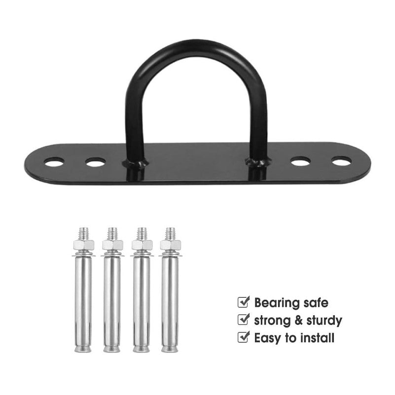 Battle Rope Anchor Kit Heavy Duty Multipurpose Floor Wall Mount Suspension Point for Fitness Training Cross fit