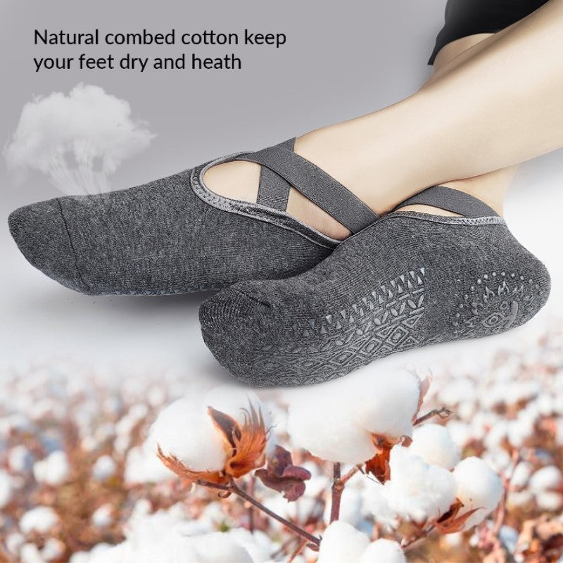 Non-Slip Yoga Socks with grips/ Pilates/ Fitness/ Ballet / Yoga Socks(SK10)