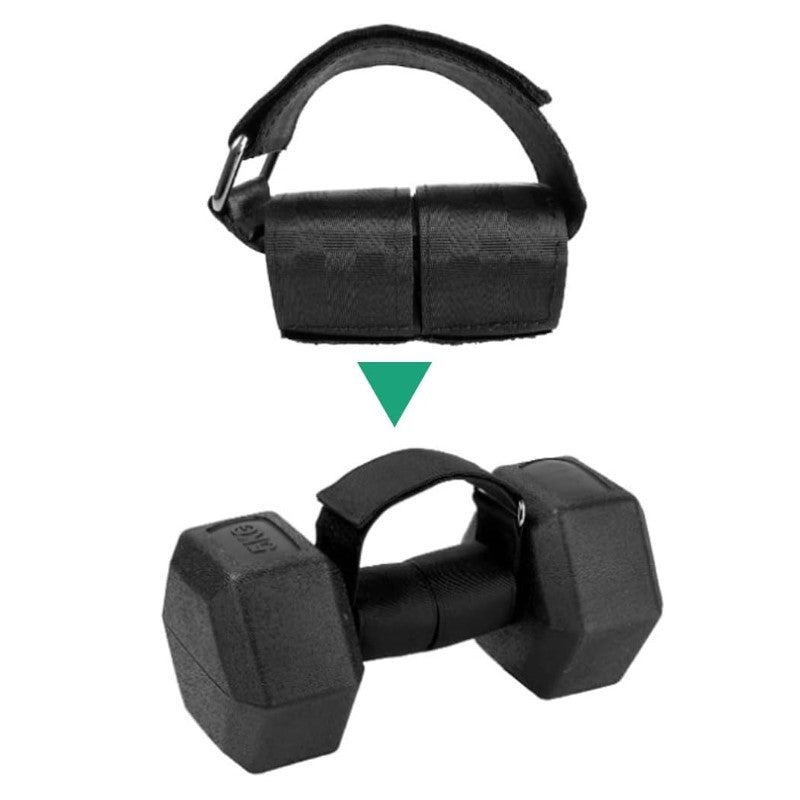 Dumbbell Foot Strap, Knee Raises Hamstring Lift Trainer, Adjustable Weight Dumbbell Ankle Strap