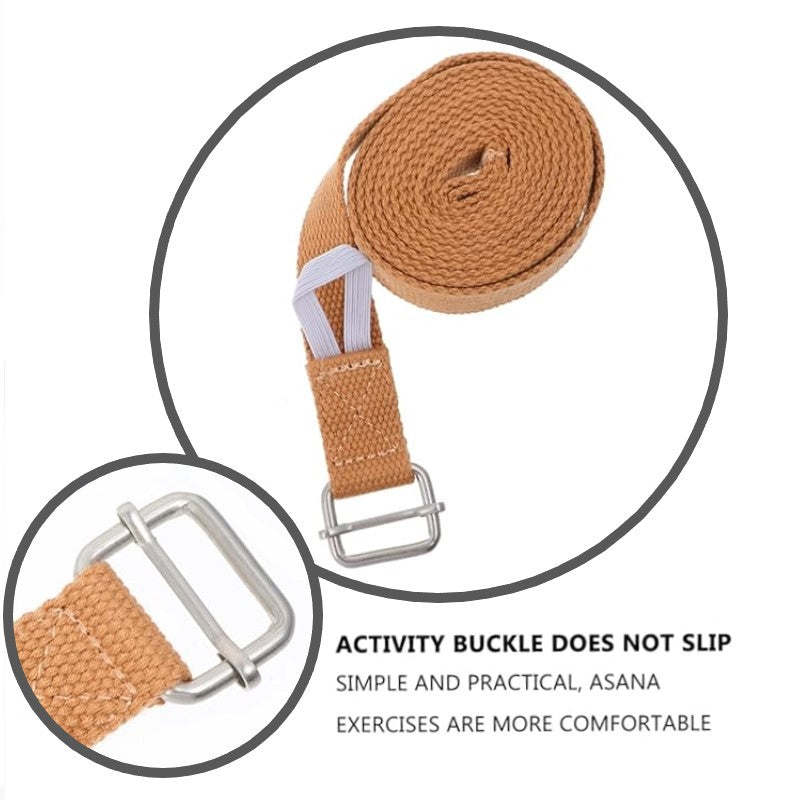Yoga Strap / Stretch Belt with buckle