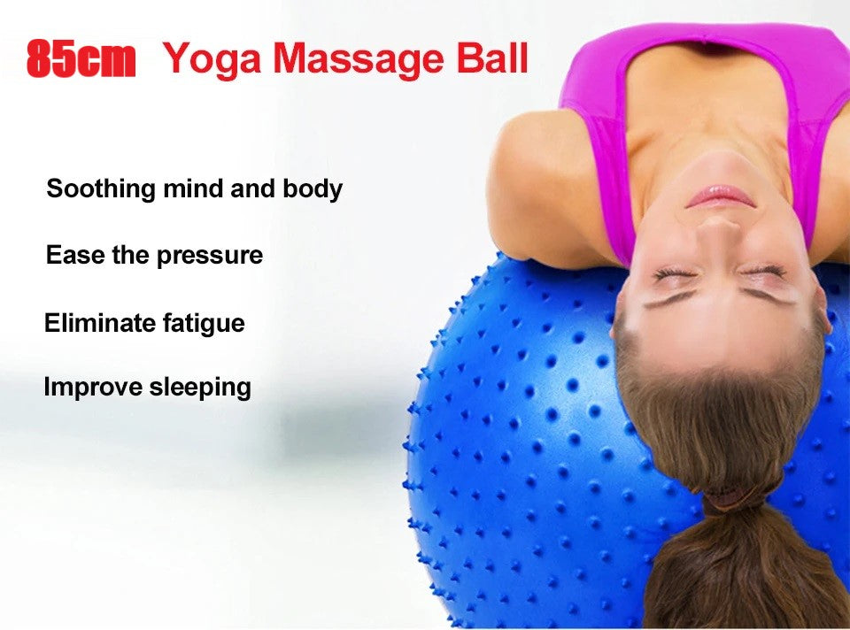 85cm Anti-burst Gym Ball/Massage Yoga Ball with pump