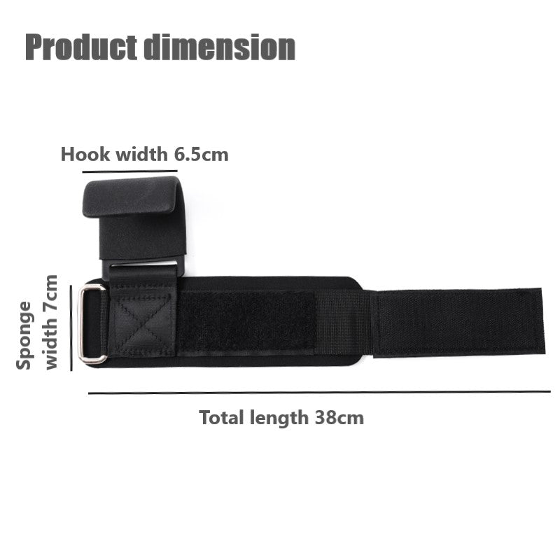 2pcs Weight Lifting Hook Grips with Wrist Straps, Hand Bar, Fitness Wrist Strap, Weight Strap, Power Lifting Gloves/Kettlebell wrist guards