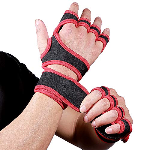 Half-Finger Gloves With Wrist Support