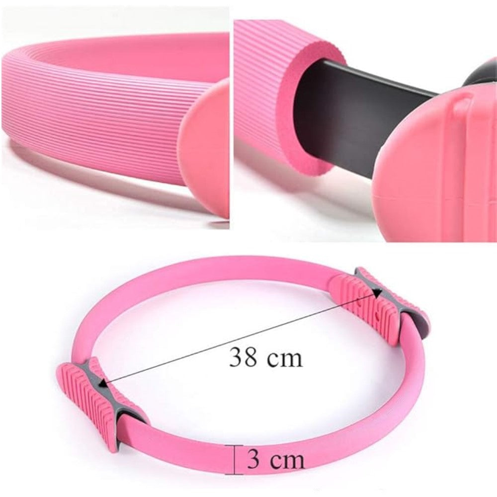 Pilates Ring, Yoga Circle, Body Toning and Resistance Exercise Fitness Ring, Workouts Exercise Fitness Training for Indoor