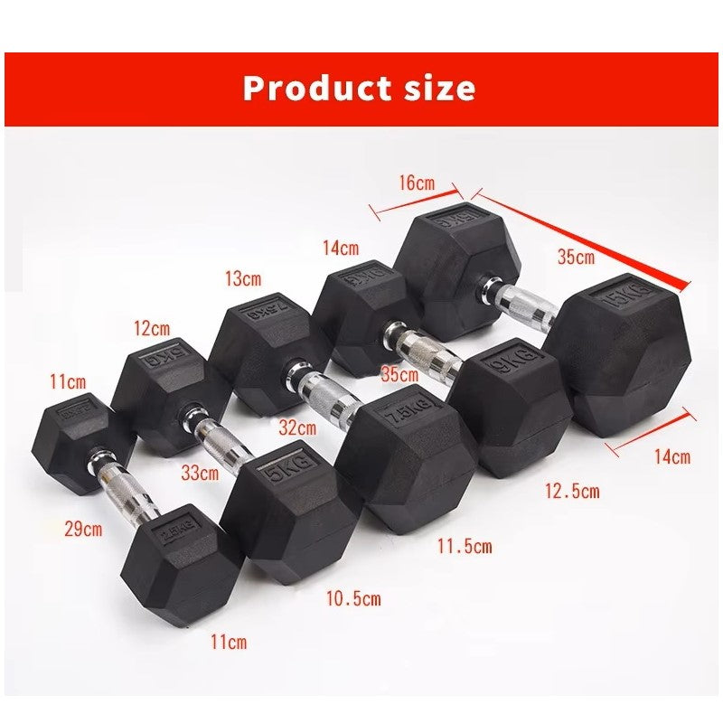 Hex Dumbbell (Sold in Pair) /Dumbbell weights dumb bell set