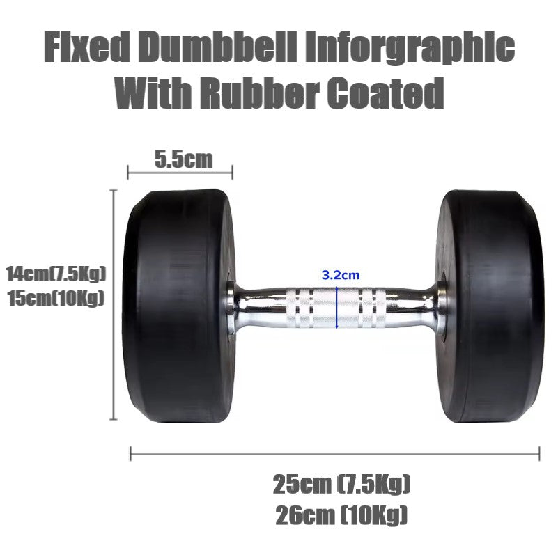 Round Head Dumbbells (Sold in Pair)