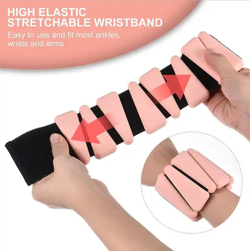 Adjustable Silicone Wrist and Ankle Weight/ Adjustable Fitness Wristband/ Silicone Ankle Strap//Bracelet