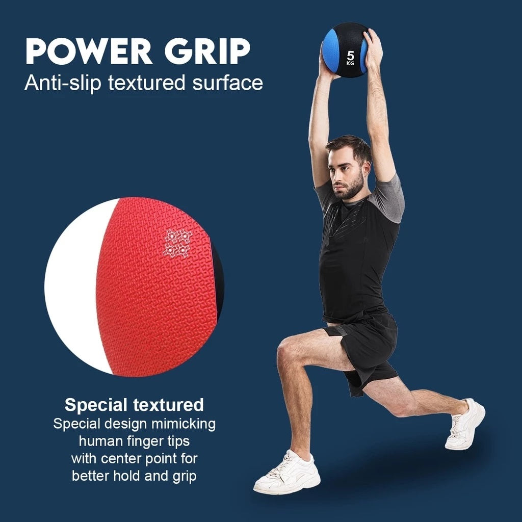 Rubber medicine ball balance ball gravity ball fitness ball solid ball exercise arm strength waist and abdomen rehabilitation training ball