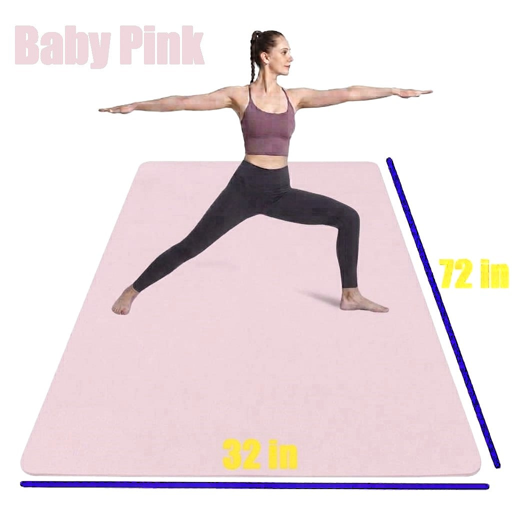 6mm Thickness, Wide Width TPE Yoga Mat