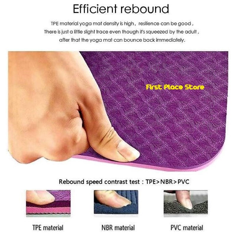 6mm Thickness TPE Yoga Mat (OH!)