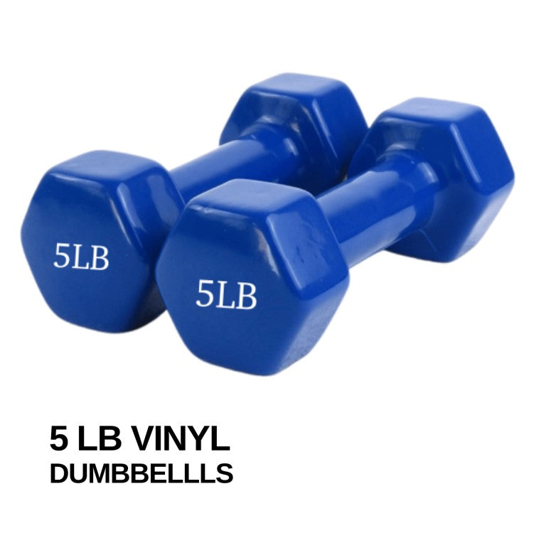 Lb PVC/Vinyl coated Dumbbell set (Sold in pair)