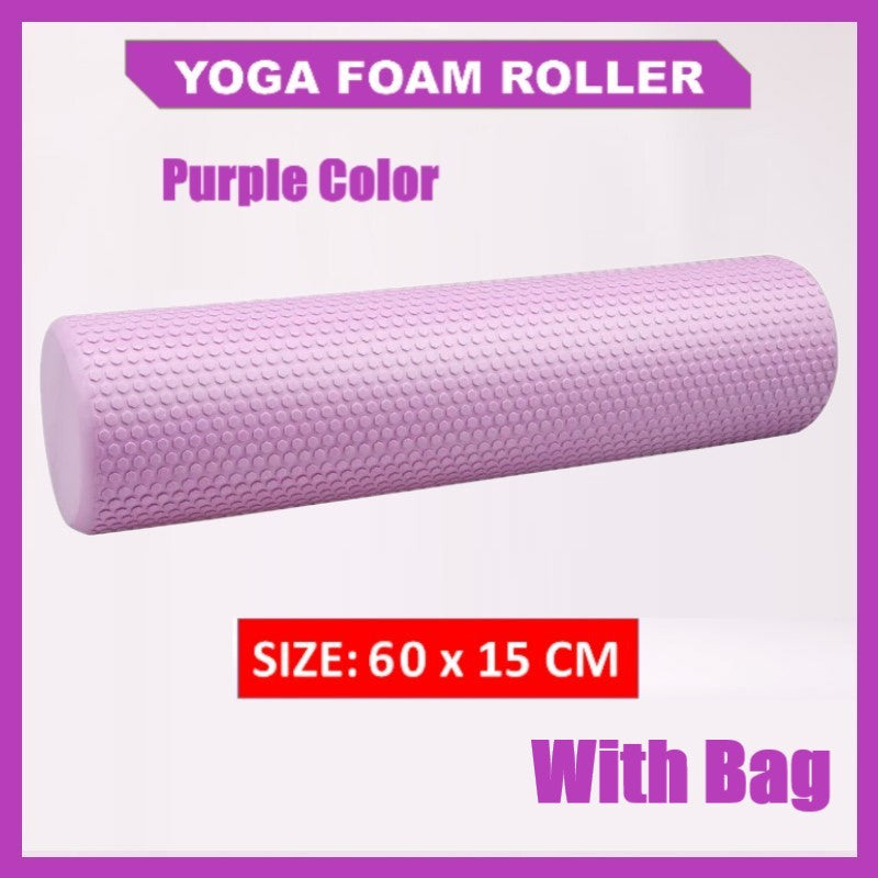 45/60/90CM Yoga Foam Roller/ High-density EVA Muscle Roller Self Massage Tool /Solid EVA Yoga column(First Place)