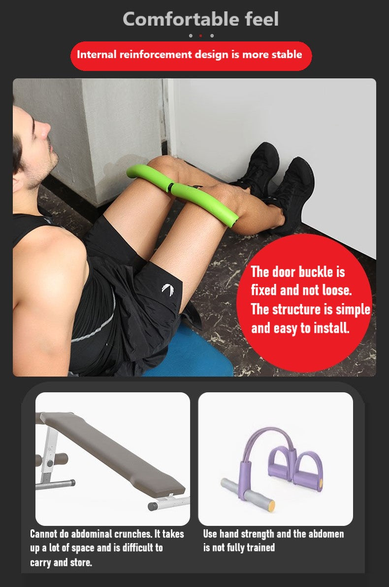 Abs Sit-up Assistance Bar/ Detachable Abdominal Muscle Builder Belly Weight Lose Belly Training Sit Up Exercise Bar for Home