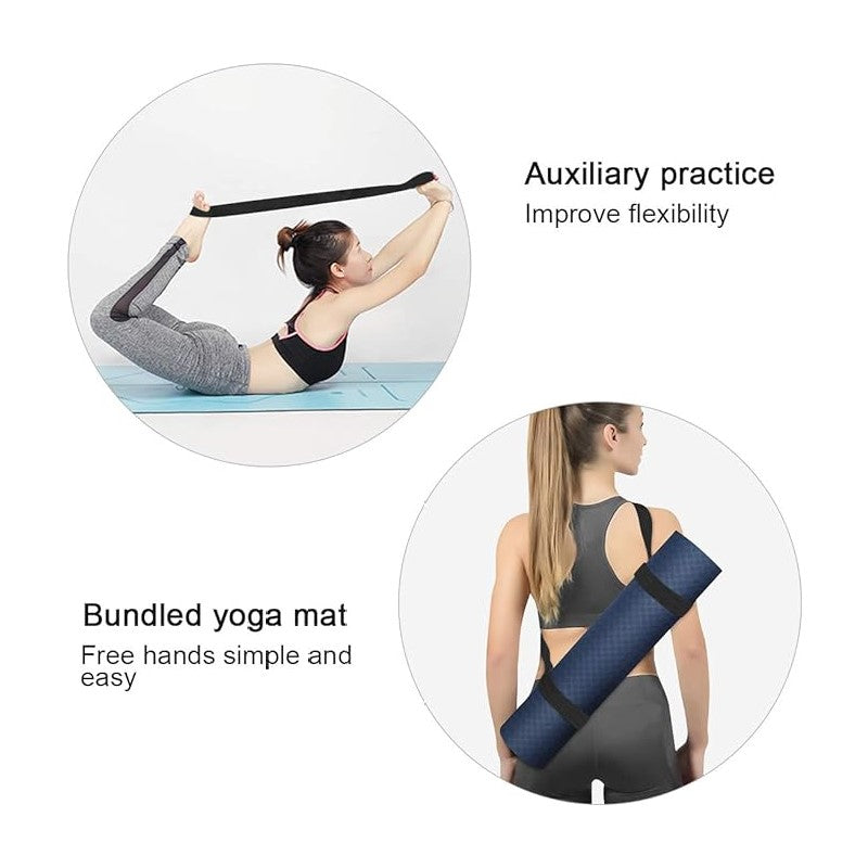 Yoga Mat Strap Carry Strap Polyester Durable Sling Adjustable for Pilates