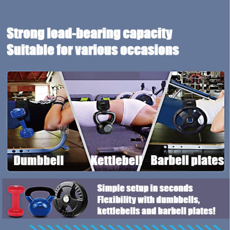 Hip thrust belt dumbbell kettlebell yoga hip weight-bearing belt for home fitness exercise