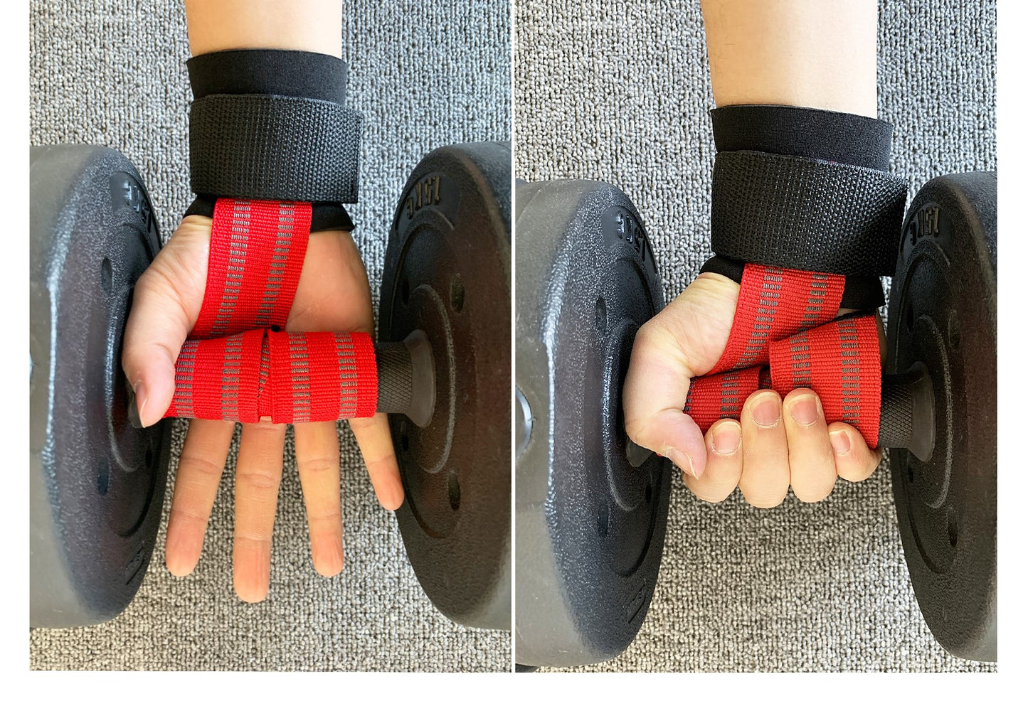 2Pcs Wrist Wraps Non-Slip Wrist Straps Lifting Weight Aids Strength Training Straps