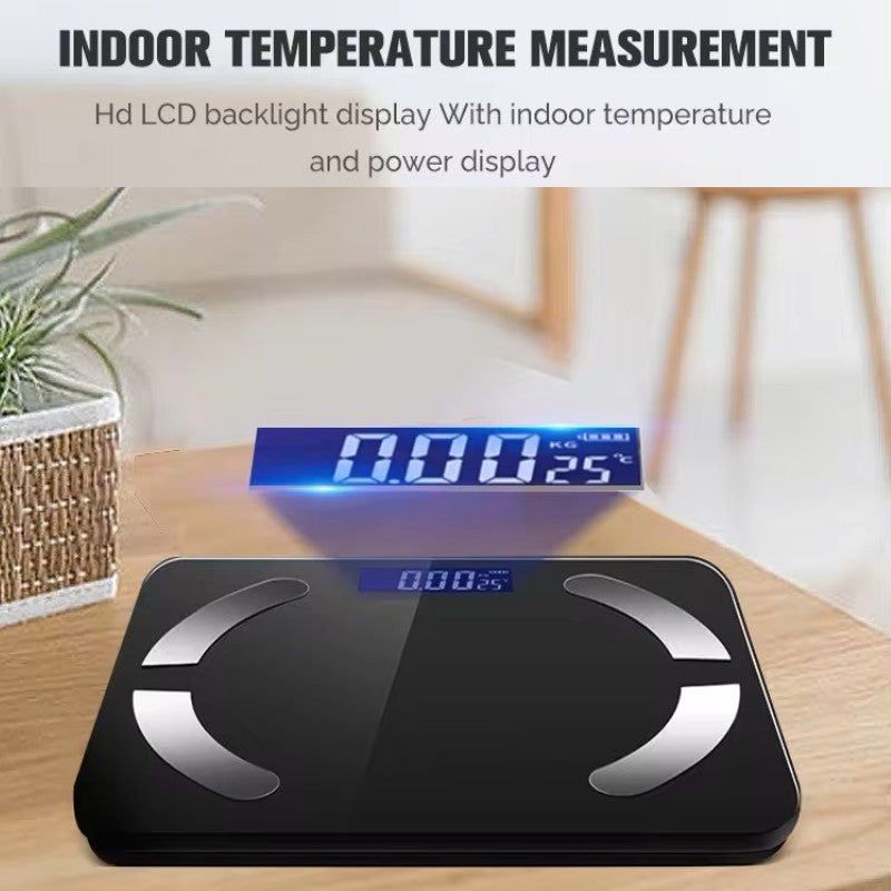 Smart health electronic Body Weight scale that analyzes HDA body index with Bluetooth connection using App