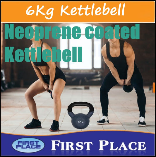 6Kg Neoprene coated Kettlebell