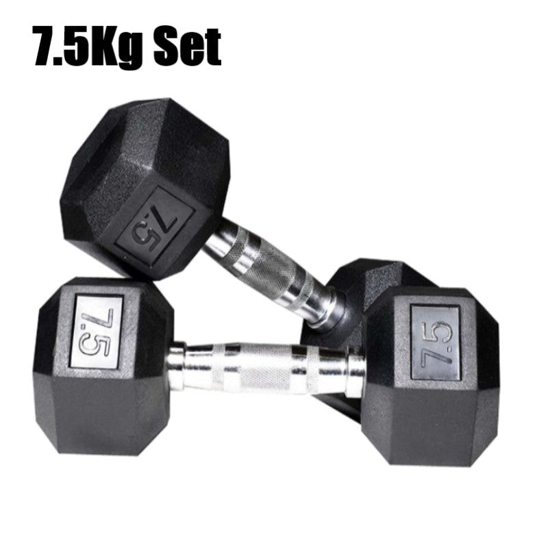 Hex Dumbbell (Sold in Pair) /Dumbbell weights dumb bell set