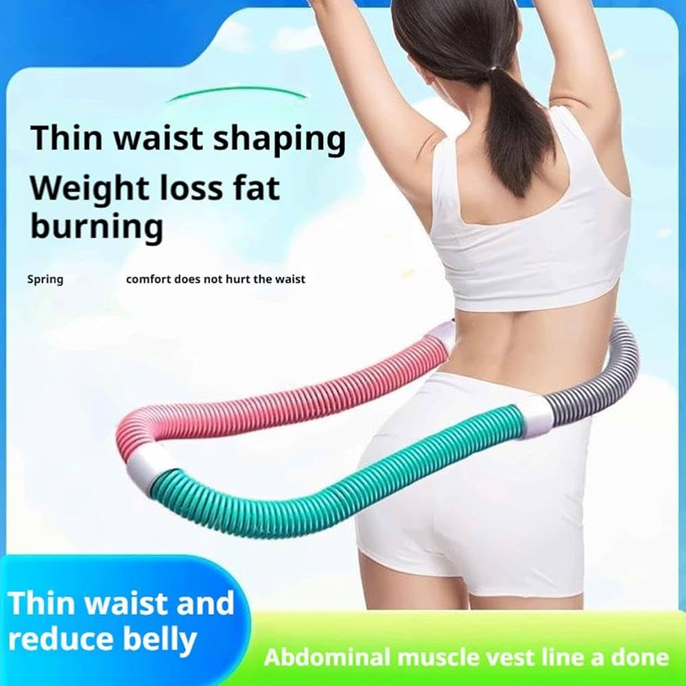 Soft Spring Hula Hoop /Compact Waist Trainer/ Portable Exercise Ring
