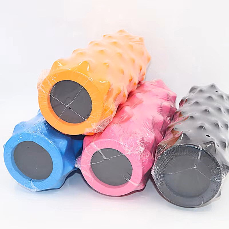 33cmx 12 cm Solid Wolf Tooth Yoga Column / EVA Foam Roller