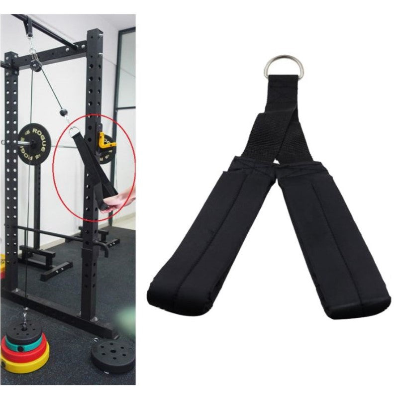 Heavy Duty Triceps Rope Strap/Nylon Triceps Rope Strap with Soft Comfortable Hand Grip Handle