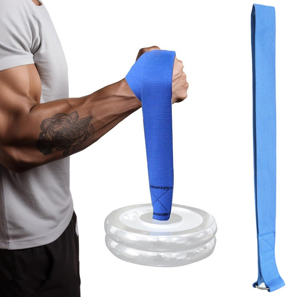 Arm wrestling training belt suitable for wrist forearm and bicep exercises compatible