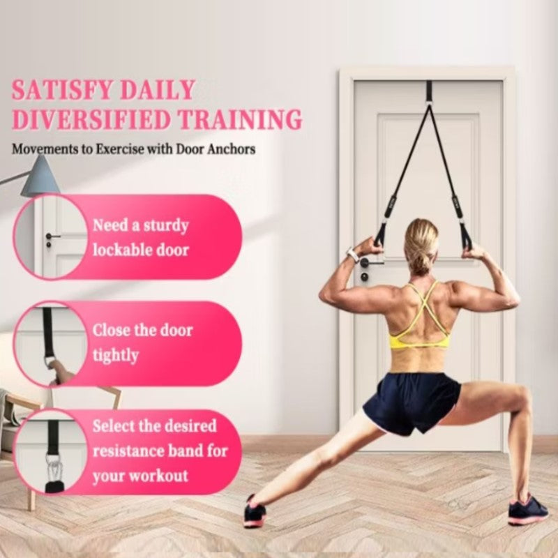 Portable Pilates Fitness Bar with 3 set Resistance Bands