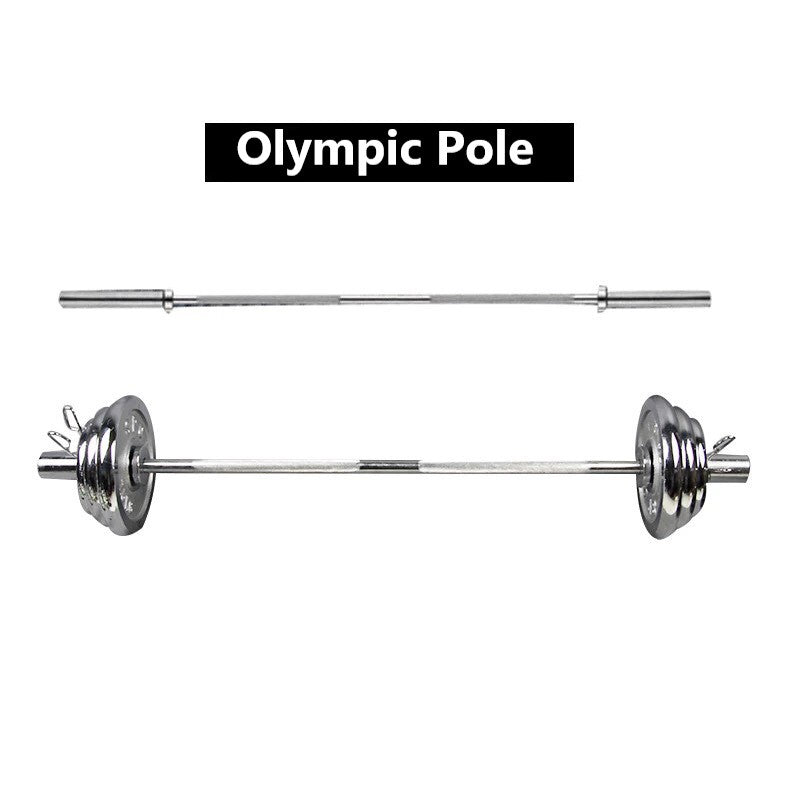 Olympic Bar Weight Lifting Barbell Bars With Spring Collars/Non Slip Handle Solid Steel Fitness Equipment Bodybuilding Workout Fitness Training