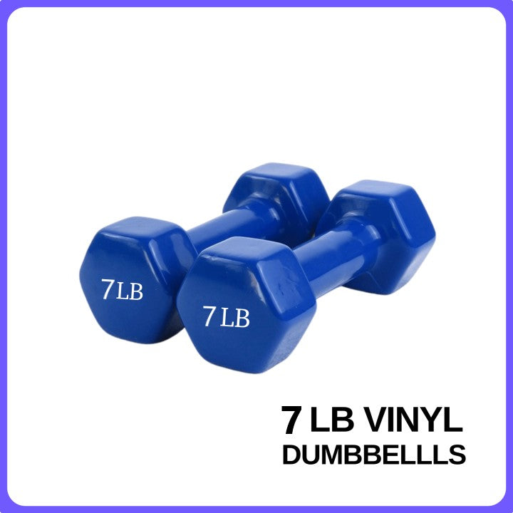 Lb PVC/Vinyl coated Dumbbell set (Sold in pair)