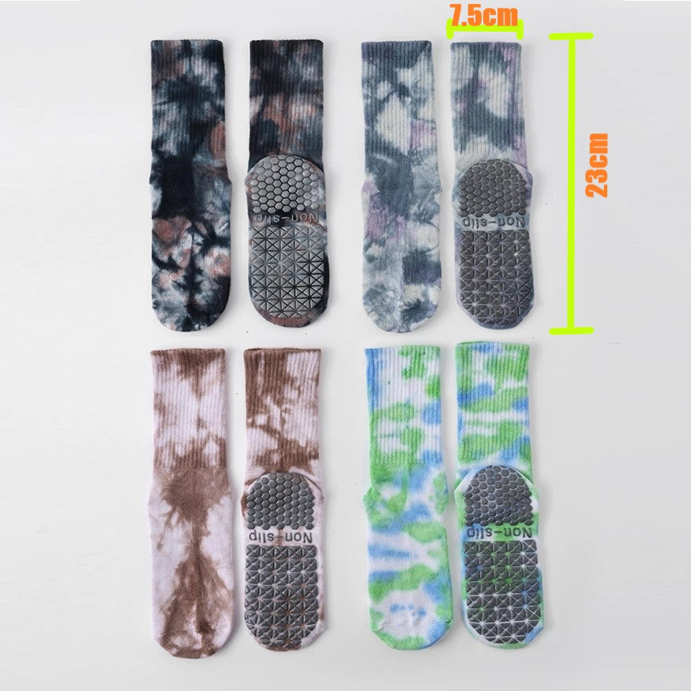 Anti-slip gradient color cotton Yoga Socks