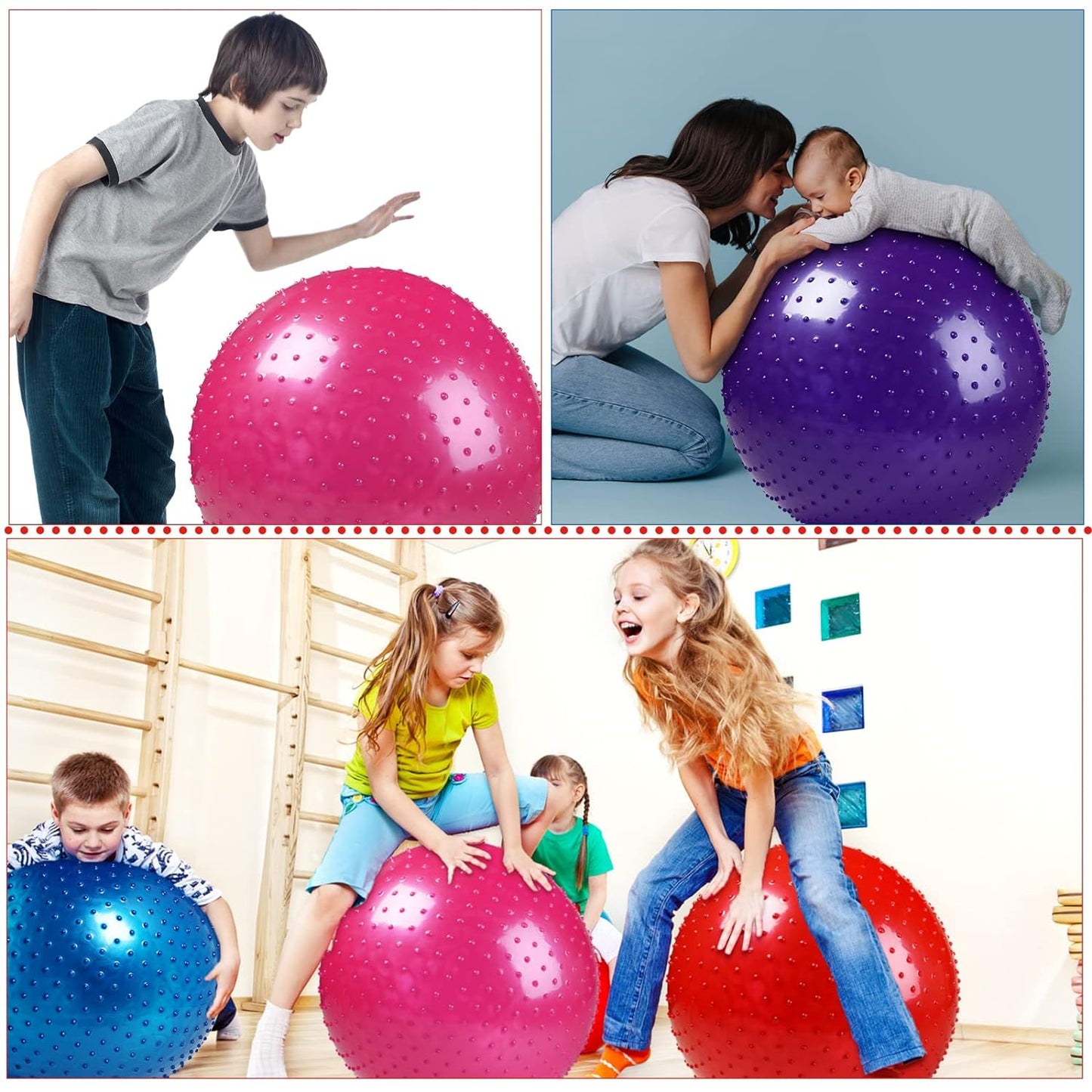 85cm Anti-burst Gym Ball/Massage Yoga Ball with pump