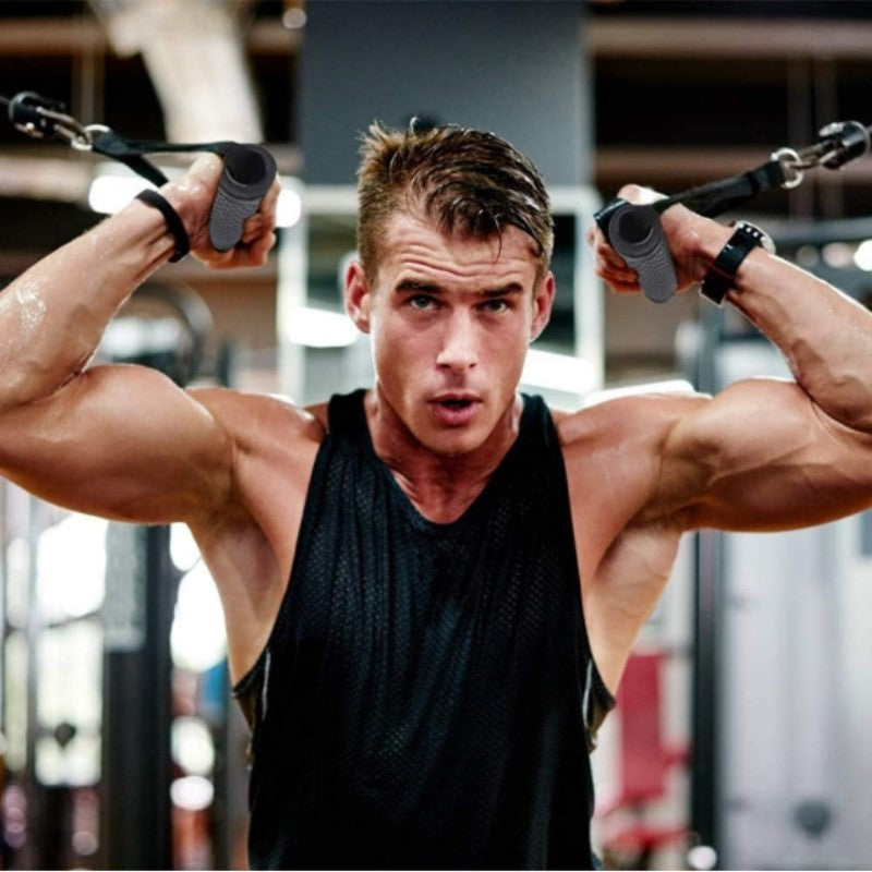 Heavy Duty Exercise Handle Pair with Carabiners
