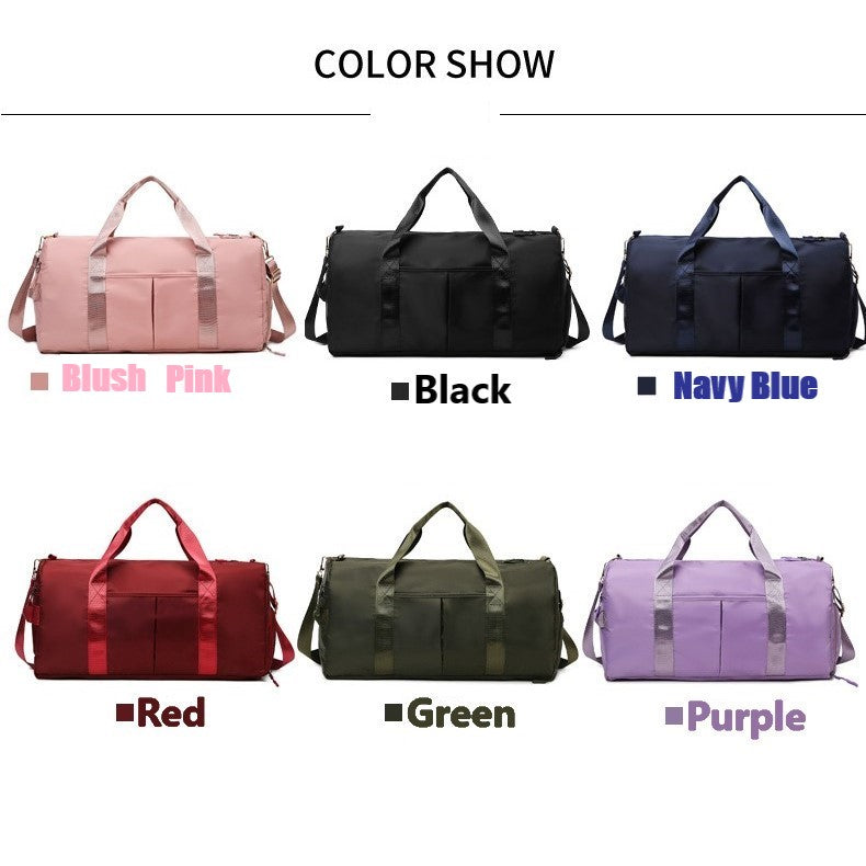 Unisex Duffel Bag with Wet Dry Separation & Shoes Compartment/ Gym Bag/ Fitness Bag/ Yoga Bag/Travel Bag