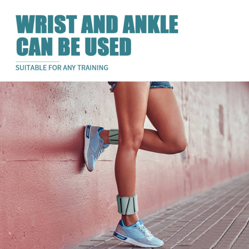 Adjustable Silicone Wrist and Ankle Weight/ Adjustable Fitness Wristband/ Silicone Ankle Strap//Bracelet
