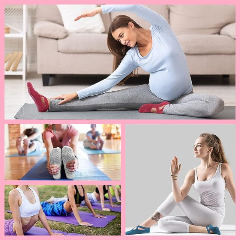 Non-Slip Yoga Socks with grips/ Pilates/ Fitness/ Ballet / Yoga Socks(SK10)