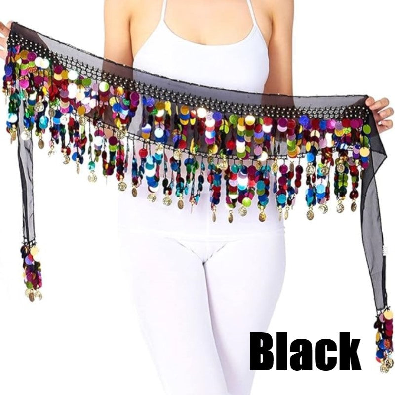 Colorful Party Hip Scarf/ Belly Dance