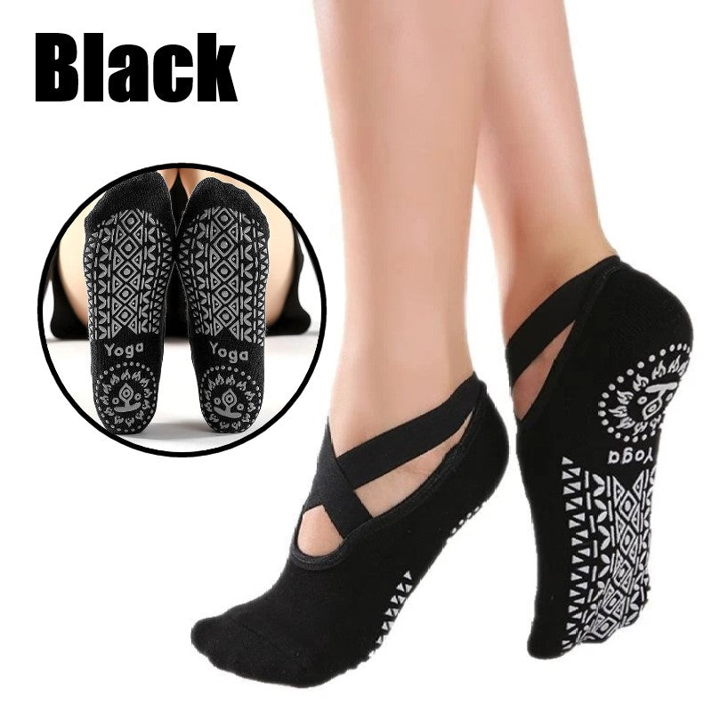 Non-Slip Yoga Socks with grips/ Pilates/ Fitness/ Ballet / Yoga Socks(SK10)