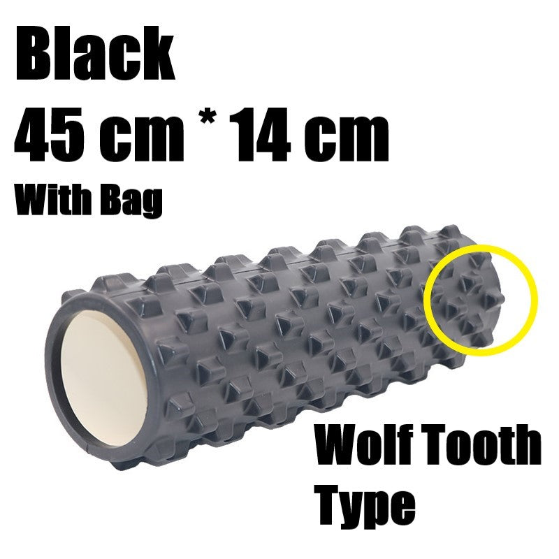 45cmx 14 cm Hollow Wolf Tooth Yoga Column / EVA Foam Roller