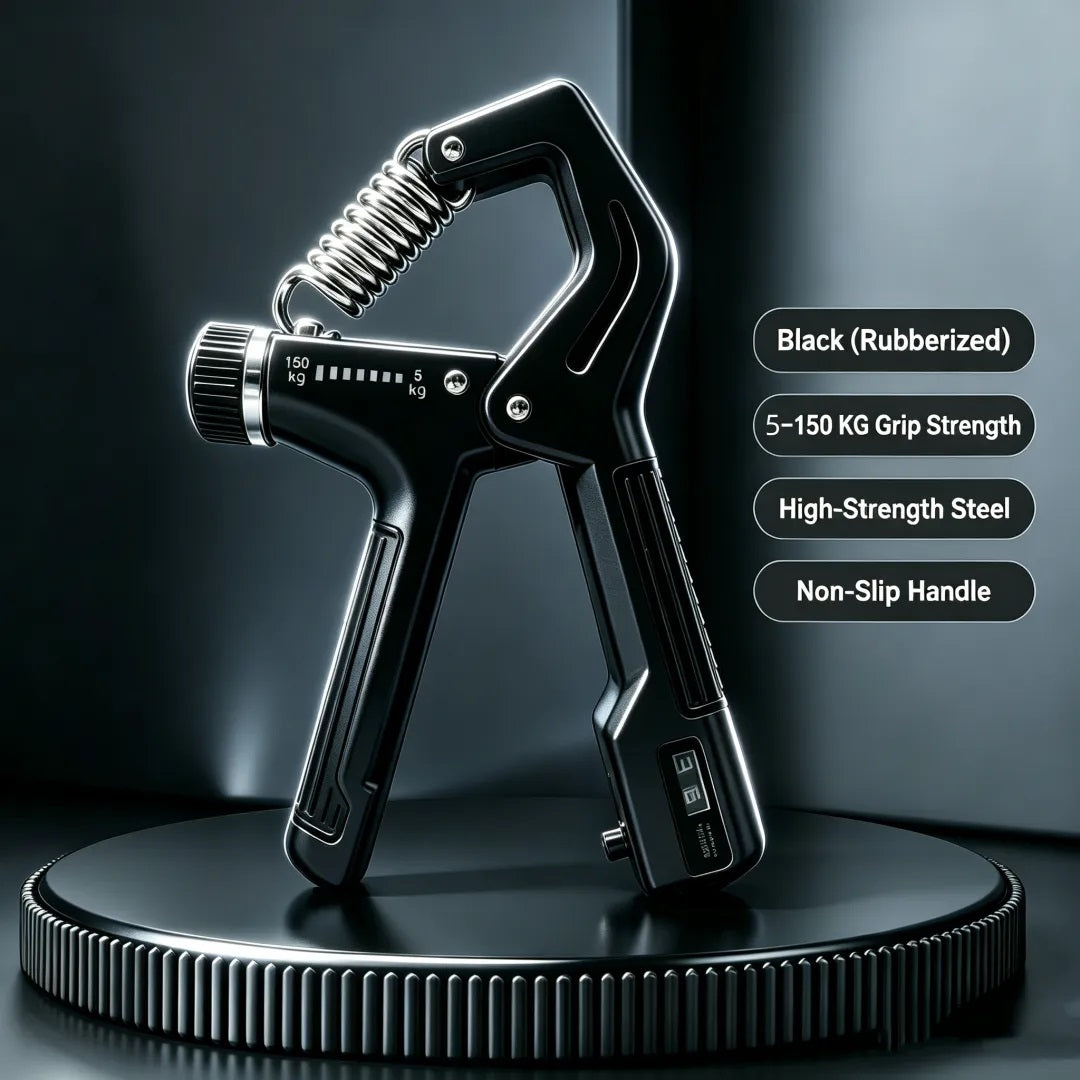5-150kg Adjustable Hand Grip Strengthener with Counter