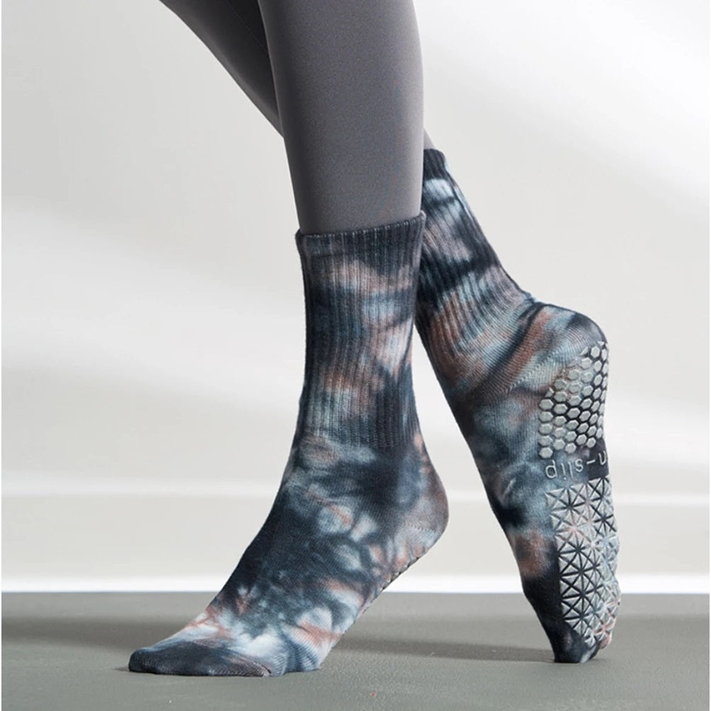 Anti-slip gradient color cotton Yoga Socks