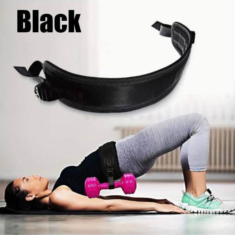 Hip thrust belt dumbbell kettlebell yoga hip weight-bearing belt for home fitness exercise